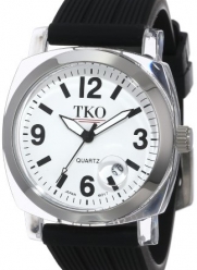 TKO ORLOGI Women's TK558-WB Milano Junior Acrylic Case White Dial Watch
