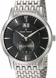Claude Bernard Men's 64005 3M NIN Classic Gents Analog Display Swiss Quartz Silver Watch