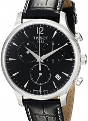 Tissot Men's T063.617.16.057.00 Black Dial Tradition Watch