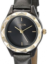 Breda Women's 2435C Analog Display Quartz Black Watch