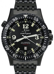 Xezo for Unite4:good Mens Air Commando Professional Pilot Diver Automatic Watch. Swiss Sapphire,20 ATM