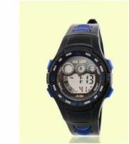 Outdoor Sports Luminous Waterproof Multi-functional Electronic Watch (navy blue)