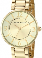 Anne Klein Women's AK/1788CHGB Gold-Tone Bracelet Watch