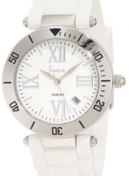 Freelook Women's HA1534-9 White/Silver Silicone Watch