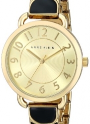 Anne Klein Women's AK/1606BKGB Easy-to-Read Bangle Watch