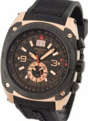 Torgoen Swiss Men's T07101 T7 Limited Edition Carbon Fiber Rose Gold Watch