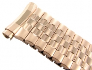 16-20mm HR Rose Gold GP Stainless Classic Curved End Stretchy Watch Band