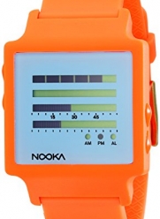 Nooka Unisex ZENHKOP Digital Display Quartz Orange Watch