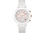 Wittnauer WN4030 Womens Chronograph Taylor White Ceramic Bracelet Watch