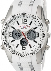 U.S. Polo Assn. Sport Men's US9282 White Analog-Digital Chronograph Watch