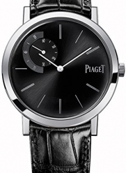 Piaget Altiplano Men's White Gold Ultra-Thin Hand-Wound Mechanical Black Dial Swiss Made Watch G0A34114