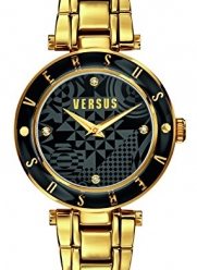 Versus by Versace Women's SP8110014 Logo Analog Display Quartz Gold Watch