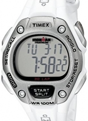 Timex Women's T5K515 Ironman Traditional 30-Lap White Resin Strap Watch