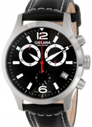 Golana Swiss Men's TE120-1 Terra Stainless Steel Leather Fashion Watch