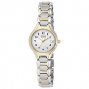 Citizen Quartz Date Two Tone Stainless Steel Bracelet Women's Watch - EU2254-51A