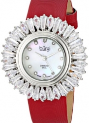 Burgi Women's BUR092RD Analog Display Japanese Quartz Red Watch