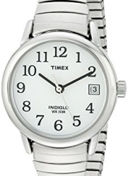Timex® Women's Easy Reader Silver-Tone Expansion Band Watch #T2H371