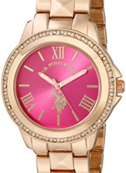 U.S. Polo Assn. Women's USC40080 Analog Display Analog Quartz Rose Gold Watch