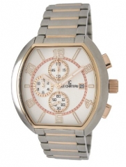 Le Chateau Men's 5426M_WHT Sports Dinamica Collection Two-Tone Watch