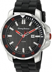 Tommy Bahama  Men's 10018292 Big Island Diver 3-Hand Analog Display Japanese Quartz Black Watch