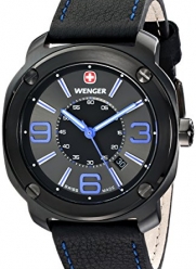 Wenger Men's 01.1051.105 Escort Analog Display Swiss Quartz Black Watch