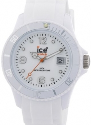 Ice-Watch Unisex SI.WE.U.S.09 Sili Collection White Plastic and Silicone Watch