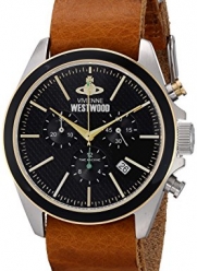 Vivienne Westwood Men's VV069BKBR Camden Lock II Analog Display Swiss Quartz Brown Watch