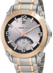 Pierre Petit Men's P-806D Serie Le Mans Dual-Time GMT Two-Tone Stainless-Steel Watch