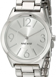 Nine West Women's NW/1663SVSB Silver-Tone Bracelet Watch