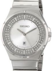 Seiko Women's SXDF71 Analog Display Japanese Quartz Silver Watch