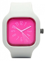 Modify Watches Original Modify Watch (Pink Watch Gray Strap)