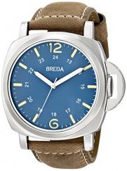 Breda Men's 1654A Watch with Brown Genuine Leather Band