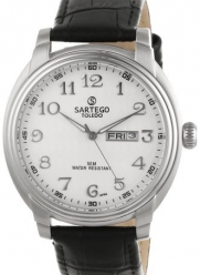 Sartego Men's SED157B Toledo Analog White Face Watch