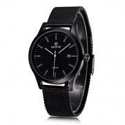 Men's Casual Ultra Thin Sports Watch Fashion Mesh Design Waterproof Wristwatch