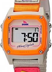 Freestyle Women's FS84860 Shark Clip Digital Taupe Neon Nylon Watch