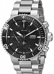 Oris Men's 77476554154MB Aquis Analog Display Swiss Automatic Silver Watch