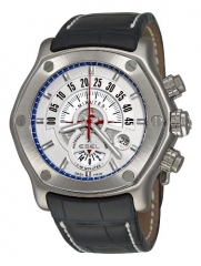 Ebel Men's 9245L80/1633519 1911 Tekton Silver Chronograph Dial Watch
