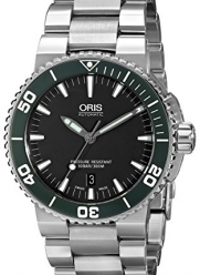 Oris Men's 73376534137MB Divers Analog Display Swiss Automatic Silver Watch