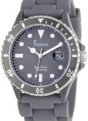 Freelook Men's HA1433-4 Sea Diver Jelly Grey with Grey Dial Watch