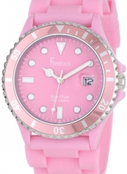 Freelook Women's HA1433-5 Sea Diver Jelly Pink Silicone Band with Pink Dial Watch