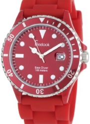 Freelook Men's HA1433-2 Sea Diver Jelly Red with Red Dial Watch