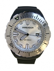 Immersion IM6993 Gents Watch Automatic Analogue Grey Dial Black Plastic Strap