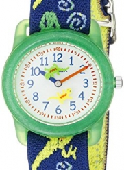 Timex Kids' T72881 Lizards Watch with Multi-Colored Fabric Band