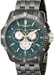 Chase-Durer Men's 850.4EGM Crossfire Gunmetal Ion-Plated Stainless Steel Chronograph Watch
