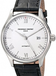 Frederique Constant Men's FC303SN5B6 Index Analog Display Swiss Automatic Black Watch