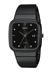 Rado Men's R28910702 R5.5 Analog Display Swiss Quartz Black Watch