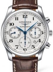 Longines Master Chronograph Automatic Silver Dial Mens Watch L27594783