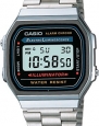 Casio Men's A168W-1 Stainless Steel Watch