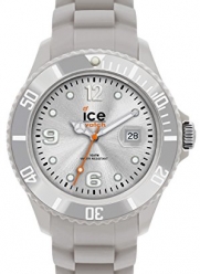 Ice-Watch Men's SI.SR.B.S.09 Sili Collection Silver Plastic and Silicone Watch
