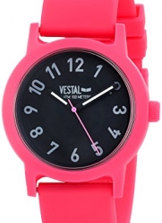 Vestal Men's ALP3P03 Alpha Bravo Plastic Analog Display Japanese Quartz Pink Watch